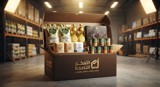 صورة توضيحية لخدمة السلال الغذائية، وليست توثيقًا للمشروع